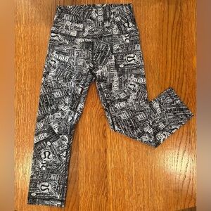 Lululemon Wunder Train High-Rise Crop 21” Tear It Up Print- Size 6